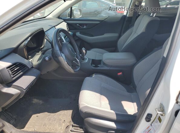 4S4BTACC2L3172329 2020 SUBARU OUTBACK White Widok wnętrza z przodu