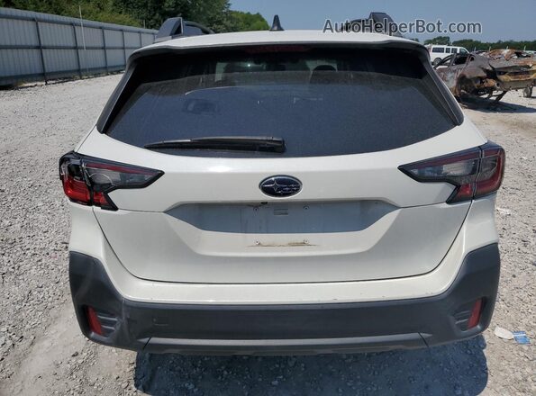 4S4BTACC2L3172329 2020 SUBARU OUTBACK White Widok z tyłu