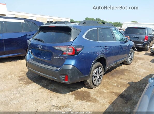 4S4BTACC3L3209212 2020 SUBARU OUTBACK Blue უკანა მარჯვენა