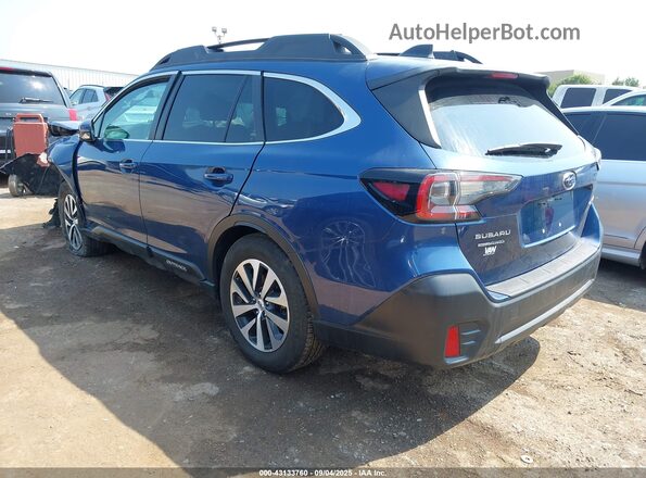 4S4BTACC3L3209212 2020 SUBARU OUTBACK Blue უკანა მარცხენა