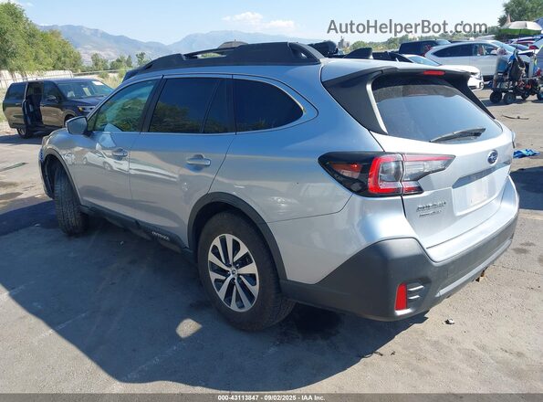 4S4BTACC4L3150199 2020 SUBARU OUTBACK Silver Rear left
