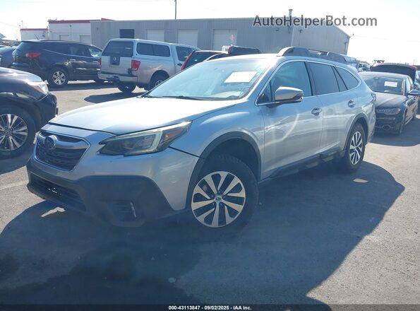 4S4BTACC4L3150199 2020 SUBARU OUTBACK Silver Front left