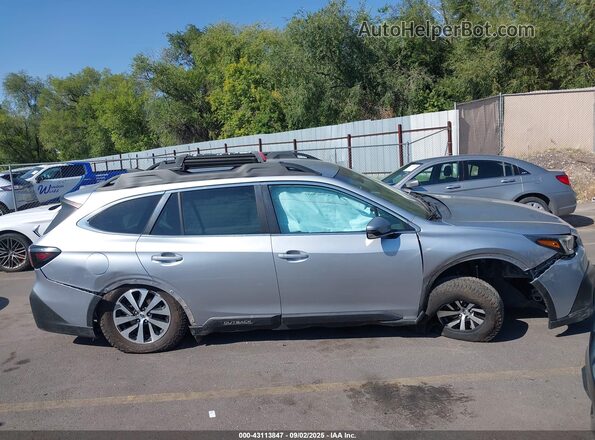 4S4BTACC4L3150199 2020 SUBARU OUTBACK Silver Rear interior view