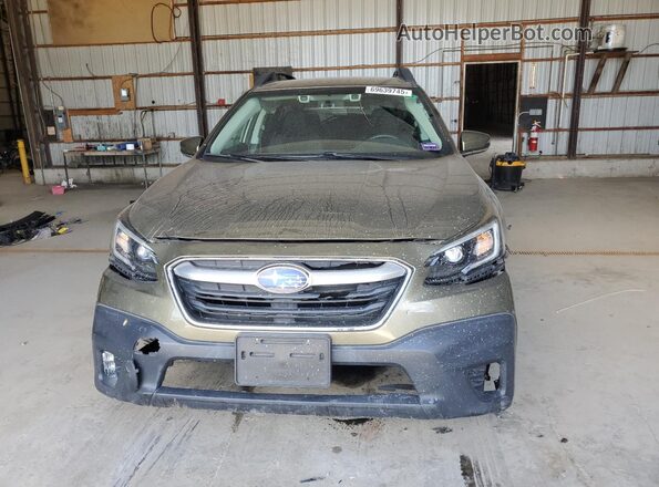 4S4BTACC7L3182256 2020 SUBARU OUTBACK Green Front view