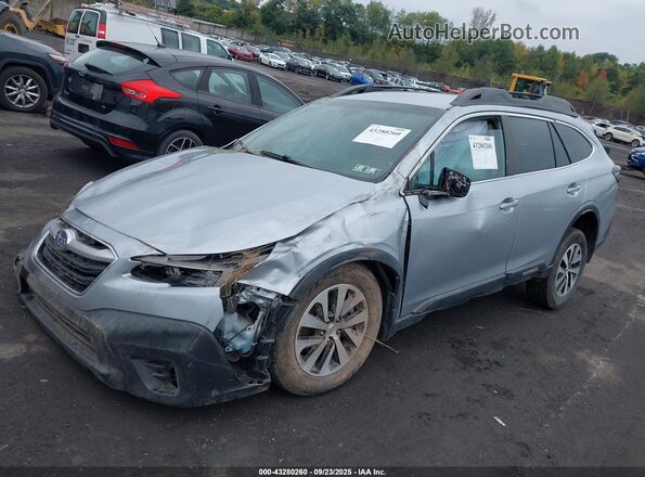 4S4BTACC7M3200062 2021 SUBARU OUTBACK Silver წინა მარცხენა ხედი სამი მეოთხედიდან