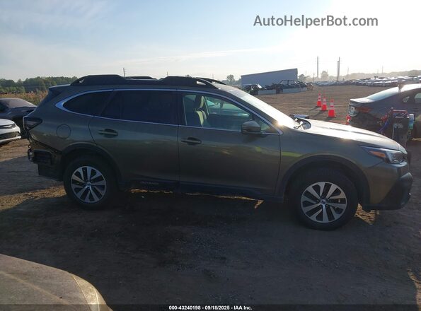 4S4BTADC1M3209130 2021 SUBARU OUTBACK Green სალონის 360-გრადუსიანი ხედი