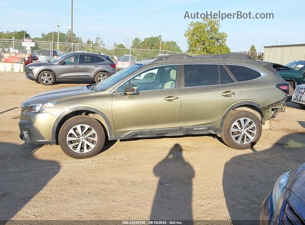 4S4BTADC1M3209130 2021 SUBARU OUTBACK Green 