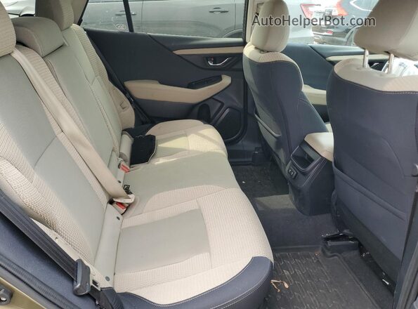 4S4BTADC7M3132389 2021 SUBARU OUTBACK Green უკანა სალონის ხედი