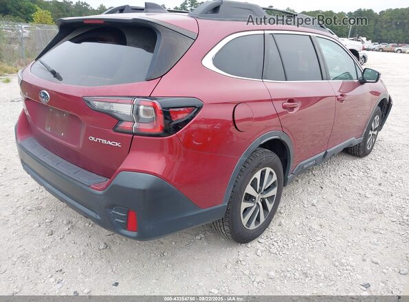 4S4BTAEC7L3194677 2020 SUBARU OUTBACK Burgundy Tył prawy