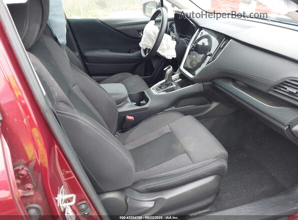 4S4BTAEC7L3194677 2020 SUBARU OUTBACK Burgundy Widok wnętrza z przodu