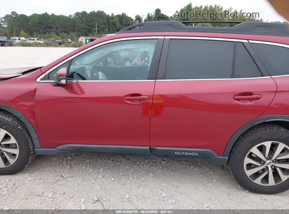 4S4BTAEC7L3194677 2020 SUBARU OUTBACK Burgundy Widok wnętrza 360 stopni