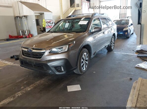 4S4BTAFCXM3126163 2021 SUBARU OUTBACK Beige წინა მარცხენა ხედი სამი მეოთხედიდან