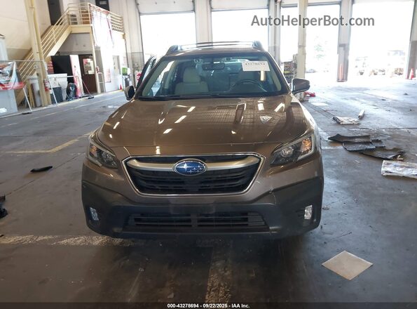 4S4BTAFCXM3126163 2021 SUBARU OUTBACK Beige ხელსაწყოთა პანელის ხედი