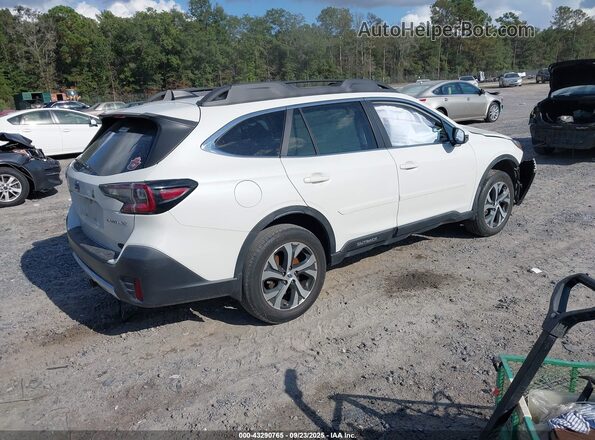 4S4BTALC1L3203179 2020 SUBARU OUTBACK Белый Задняя правая четверть