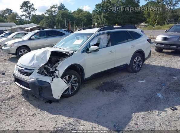 4S4BTALC1L3203179 2020 SUBARU OUTBACK Белый Передняя левая четверть