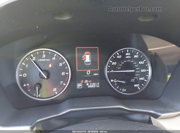 4S4BTALC8L3106030 2020 SUBARU OUTBACK Black Widok tylnych siedzeń