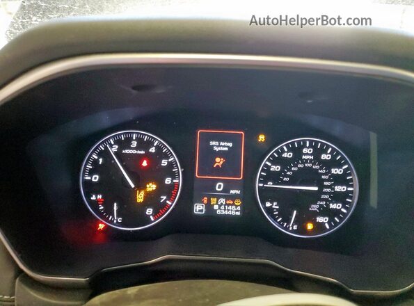 4S4BTALC9L3144091 2020 SUBARU OUTBACK Gray Вид щитка приладів