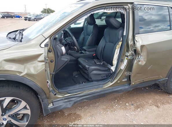 4S4BTALCXL3204461 2020 SUBARU OUTBACK Green Front view