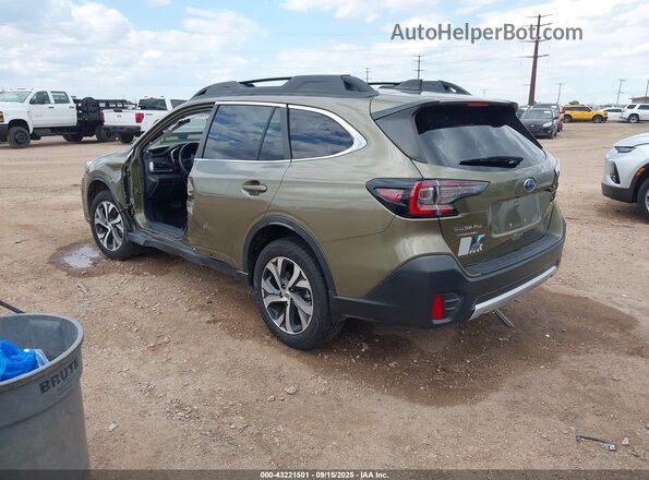 4S4BTALCXL3204461 2020 SUBARU OUTBACK Green Rear left