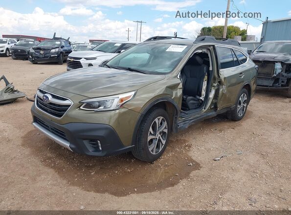 4S4BTALCXL3204461 2020 SUBARU OUTBACK Green Front left