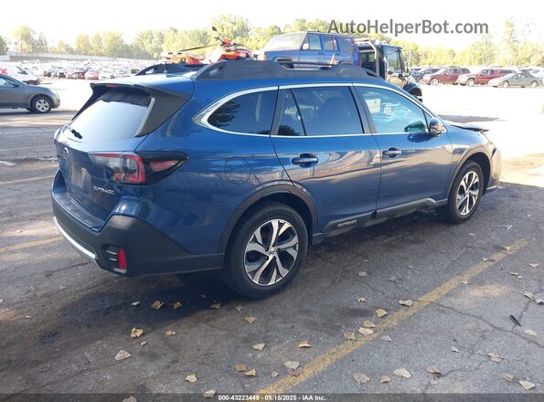 4S4BTANC0L3210444 2020 SUBARU OUTBACK Blue Tył prawy