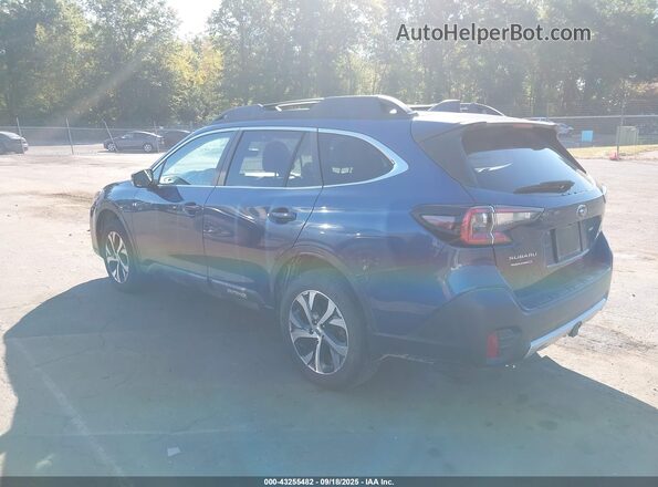 4S4BTANC0M3189385 2021 SUBARU OUTBACK Dark Blue Tył lewy
