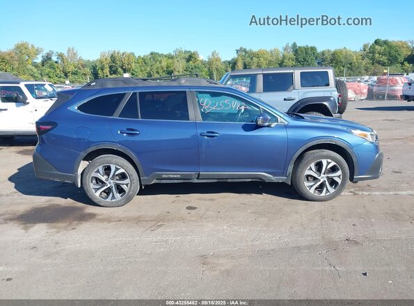 4S4BTANC0M3189385 2021 SUBARU OUTBACK Dark Blue Widok wnętrza z tyłu