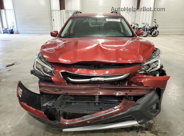 4S4BTANC1M3109754 2021 SUBARU OUTBACK Maroon Front view