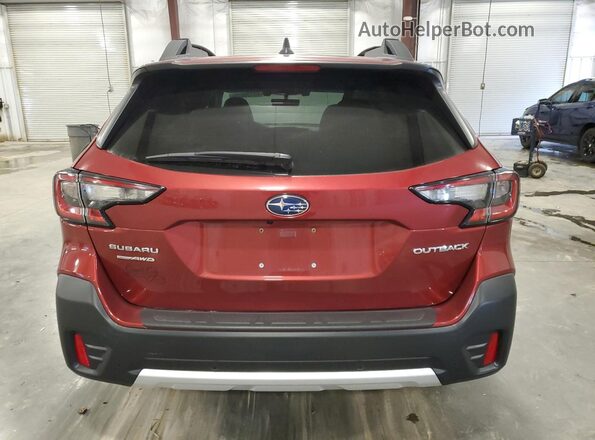4S4BTANC1M3109754 2021 SUBARU OUTBACK Maroon Rear view