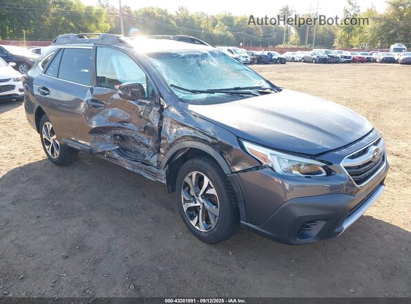 4S4BTANC3L3155200 2020 SUBARU OUTBACK Gray Widok zestawu wskaźników