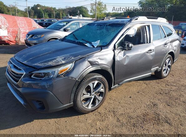 4S4BTANC3L3155200 2020 SUBARU OUTBACK Gray Widok z przodu