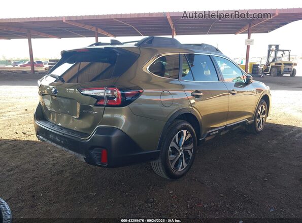 4S4BTANC4M3168717 2021 SUBARU OUTBACK Green უკანა მარჯვენა