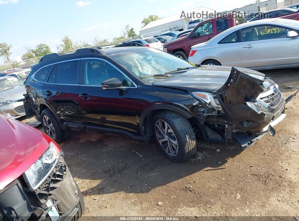 4S4BTANC7L3159265 2020 SUBARU OUTBACK Black Widok wnętrza z tyłu