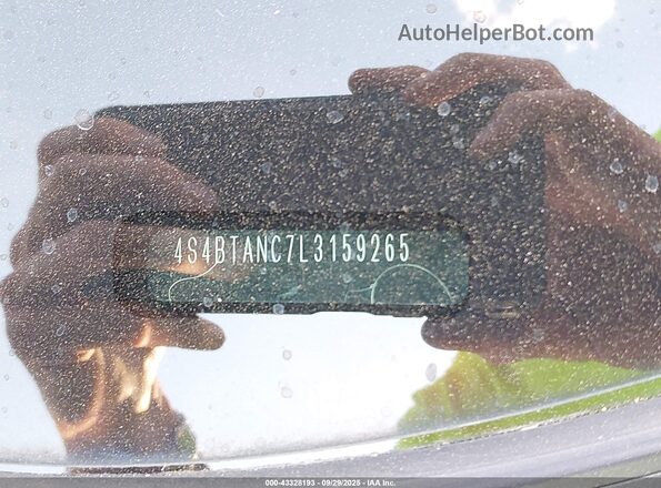 4S4BTANC7L3159265 2020 SUBARU OUTBACK Black Widok komory silnika