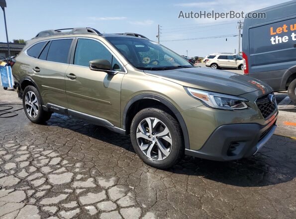4S4BTANCXM3178071 2021 SUBARU OUTBACK Green Przód prawy