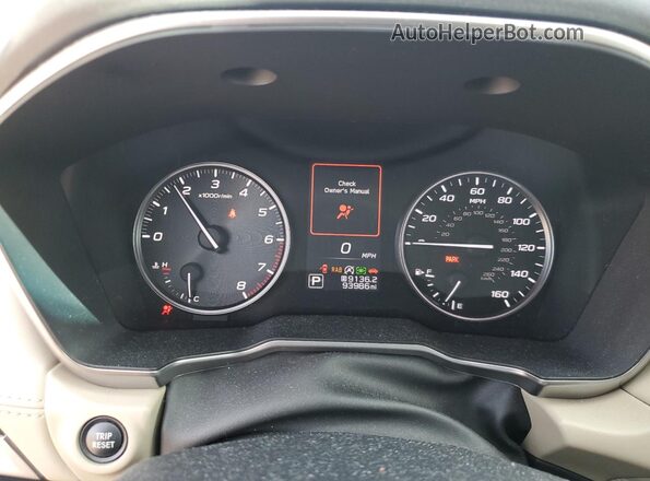 4S4BTANCXM3178071 2021 SUBARU OUTBACK Green Widok zestawu wskaźników