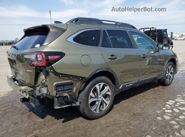 4S4BTANCXM3178071 2021 SUBARU OUTBACK Green Tył prawy