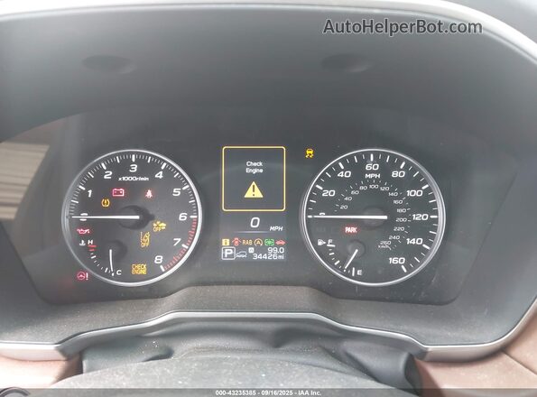 4S4BTAPC3L3232189 2020 SUBARU OUTBACK Blue Widok tylnych siedzeń