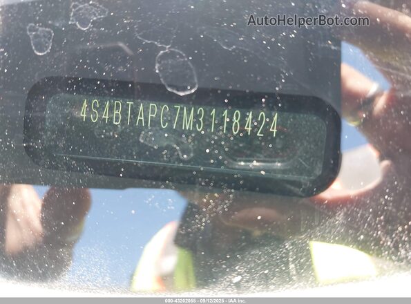 4S4BTAPC7M3118424 2021 SUBARU OUTBACK Gray 