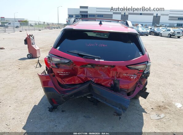 4S4BTGND3L3192663 2020 SUBARU OUTBACK Red Вид спереду