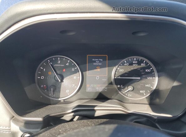 4S4BTGND3M3208362 2021 SUBARU OUTBACK Blue Widok zestawu wskaźników