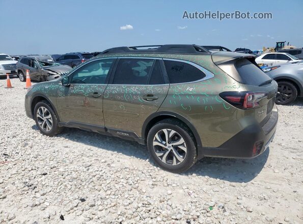 4S4BTGND6L3242665 2020 SUBARU OUTBACK Green უკანა მარცხენა