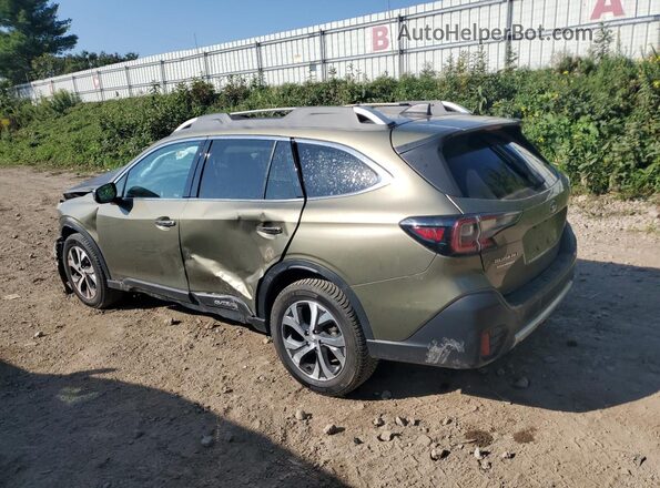 4S4BTGPD7M3115213 2021 SUBARU OUTBACK Green Rear left