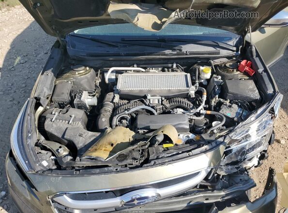 4S4BTGPD7M3115213 2021 SUBARU OUTBACK Green Engine compartment view