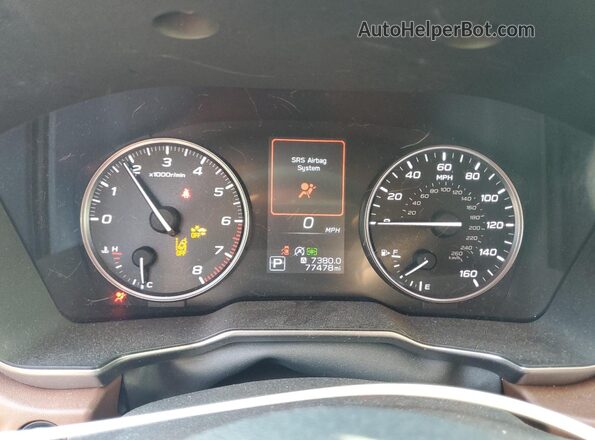 4S4BTGPD7M3115213 2021 SUBARU OUTBACK Green Instrument cluster view