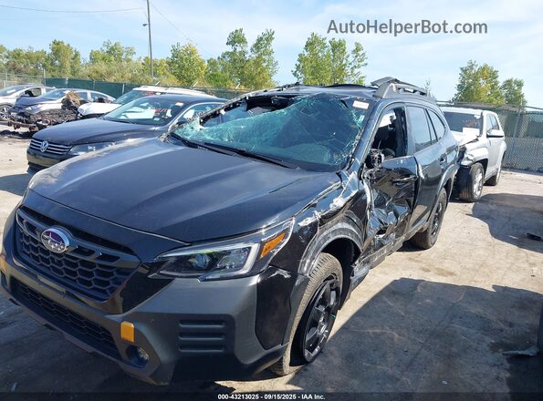 4S4BTGUD4N3222130 2022 SUBARU OUTBACK Черный Вид спереди