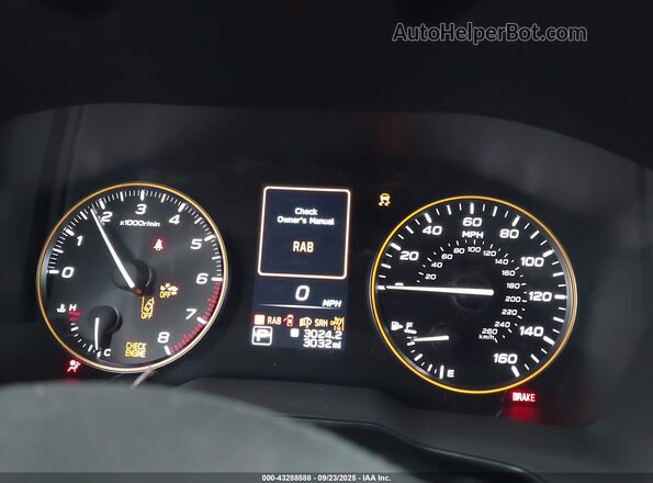 4S4BTGUD4S3301812 2025 SUBARU OUTBACK Blue Widok tylnych siedzeń
