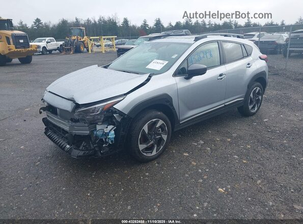 4S4GUHM61S3706228 2025 SUBARU CROSSTREK Серебряный Передняя левая четверть