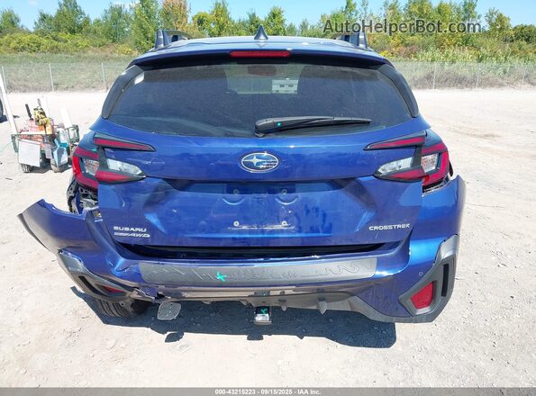 4S4GUHM63S3723452 2025 SUBARU CROSSTREK Blue 