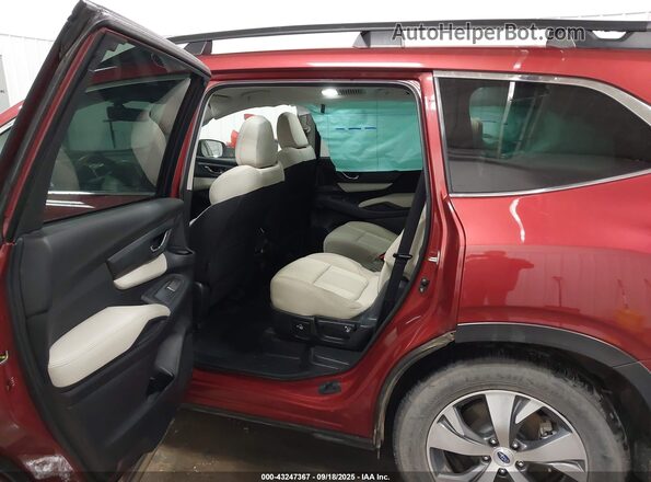4S4WMAFD0K3425701 2019 SUBARU ASCENT Maroon Widok naklejki z numerem VIN